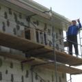 Начало строительства балкона